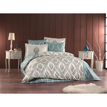Hobby Retro Poplin Mint Çift Kişilik Nevresim Takım