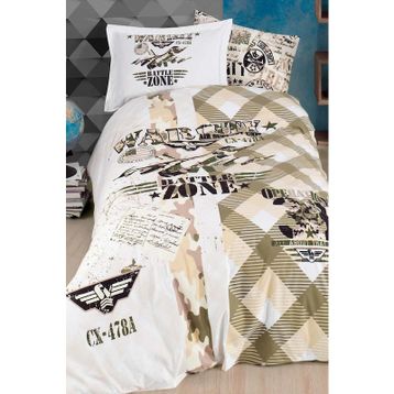 Hobby Sky Force Poplin Tek Kişilik Nevresim Takımı
