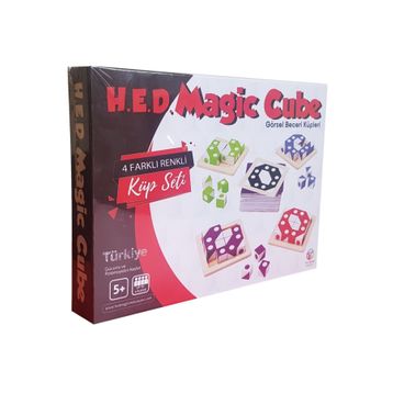 Hobi Eğitim Dünyası Magic Cube Görsel Beceri Küpleri Oyunu