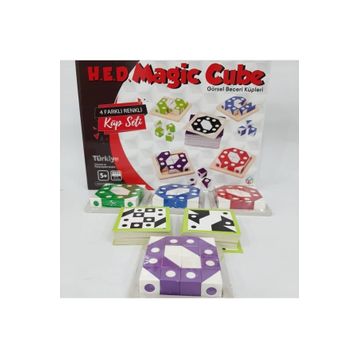 Hobi Eğitim Dünyası Magic Cube Görsel Beceri Küpleri Oyunu