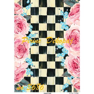Hobi24 A3 29x42 cm 3686 Pirinç Dekupaj Kağıdı