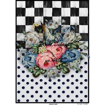 Hobi24 A3 29x42 cm 4452 Pirinç Dekupaj Kağıdı