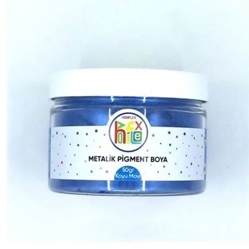 Hobiflex Reçine Metalik Pigment Sedefli 50 gr Parlak Mavi Epoksi Toz Boya