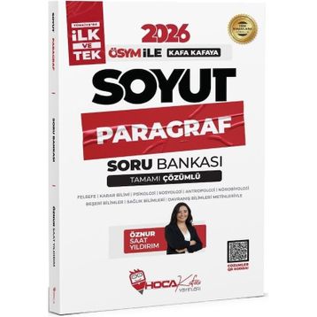 Hoca Kafası Yayınları 2026 KPSS TYT ALES DGS Soyut Paragraf Çözümlü Soru Bankası
