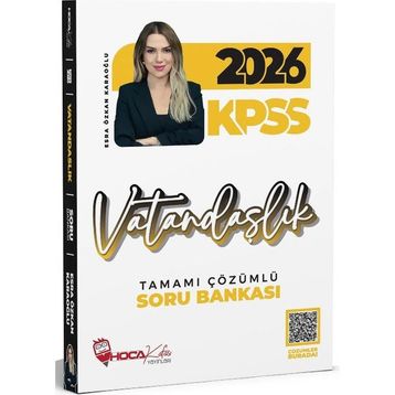 Hoca Kafası Yayınları 2026 KPSS Vatandaşlık Çözümlü Soru Bankası