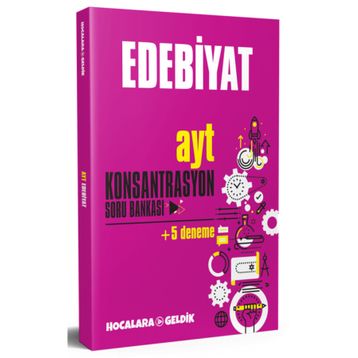 Hocalara Geldik Yayınları YKS AYT Edebiyat Konsantrasyon Soru Bankası