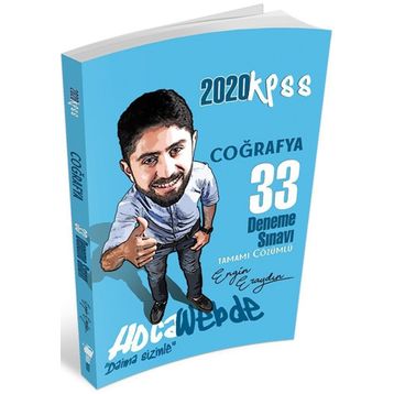 Hocawebde Yayınları 2020 KPSS Coğrafya 33 Deneme