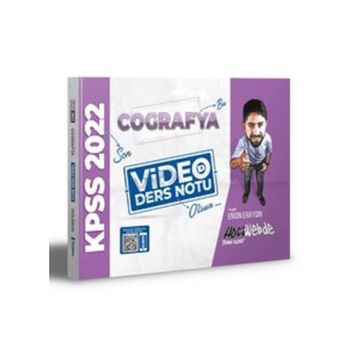 HocaWebde Yayınları 2022 KPSS Coğrafya Video Ders Notu