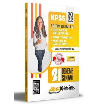 Hocawebde Yayınları 2022 KPSS Eğitim Bilimleri Program Geliştirme - Sınıf Yönetimi - Materyal Geliştirme 21 Deneme Sınavı