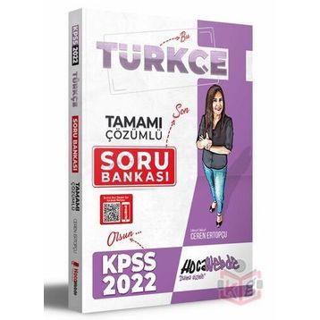 HocaWebde Yayınları 2022 KPSS Türkçe Tamamı Çözümlü Soru Bankası