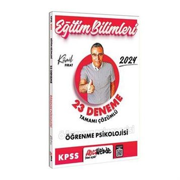 HocaWebde Yayınları 2024 KPSS Eğitim Bilimleri Öğrenme Psikolojisi Tamamı Çözümlü 23 Deneme