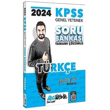 Hocawebde Yayınları 2024 KPSS Genel Yetenek Türkçe Tamamı Çözümlü Soru Bankası