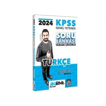 Hocawebde Yayınları 2024 KPSS Genel Yetenek Türkçe Tamamı Çözümlü Soru Bankası