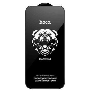 Hoco iPhone 16 Pro Max Uyumlu Bear Shield HD Cam Ekran Koruyucu
