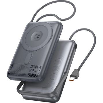 Hoco Q43 Clever 3In1 10.000 Mah Pd 20W Gri Standlı Magsafe Powerbank