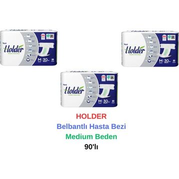 Holder 90 Adet Medium Belbantlı Hasta Bezi