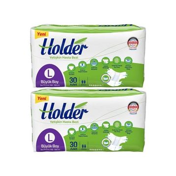 Holder Bel Bantlı Tekstil Yüzey L Büyük 60 Adet Hasta Bezi