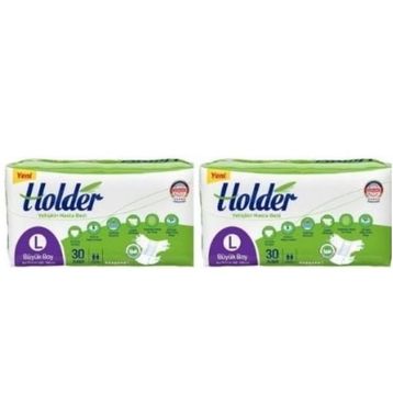 Holder Bel Bantlı Tekstil Yüzey L Büyük 60 Adet Hasta Bezi