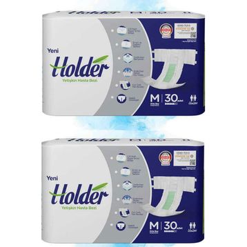 Holder Yetişkin Belbantlı Medium 2x30 Adet Hasta Bezi