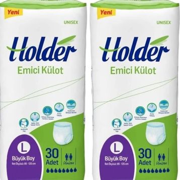 Holder Yetişkin Ekstra Büyük Boy 2x30 Adet Hasta Bezi