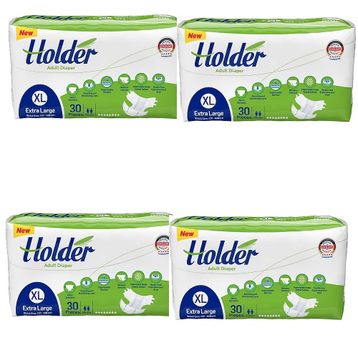 Holder Yetişkin Ekstra Büyük Boy 4x30 Adet Hasta Bezi