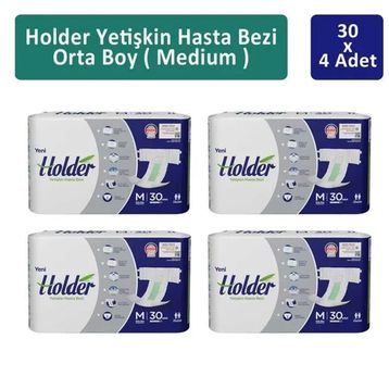 Holder Yetişkin Medium Orta Boy 4x30 Adet Hasta Bezi