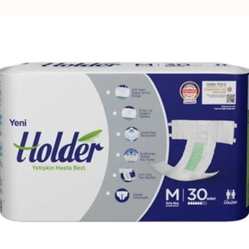 Holder Yetişkin Orta Boy 30 Adet Hasta Bezi