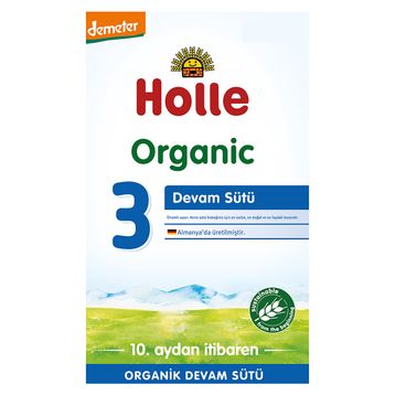 Holle 3 Organik 600 gr Devam Sütü