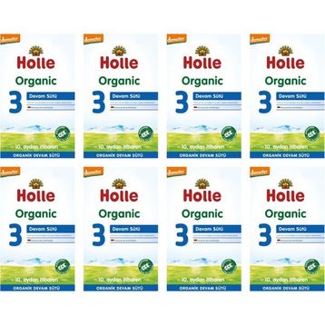Holle Organik 3 8x600 gr Devam Sütü