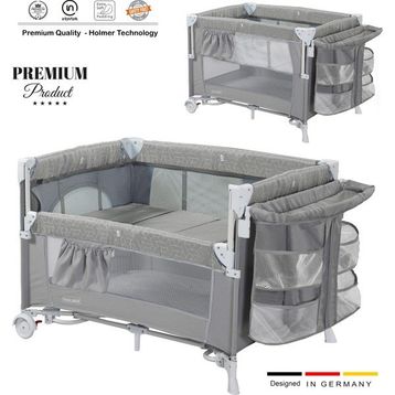 Holmer Coolstyle Multi Pro Gri Anne Yanı Beşik Park Yatak