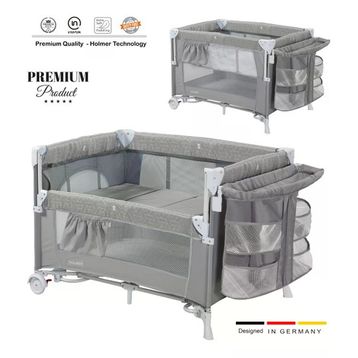 Holmer Coolstyle Multi Pro Gri Anne Yanı Beşik Park Yatak