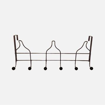 Home Puzzle 6'lı Siyah Kapı Arkası Askı
