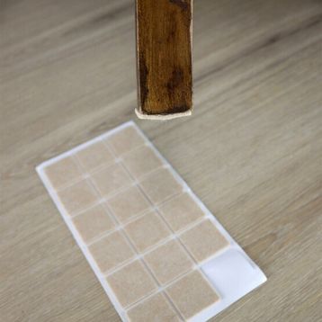 Home Puzzle Bej 35x35 mm 18 Adet Keçe