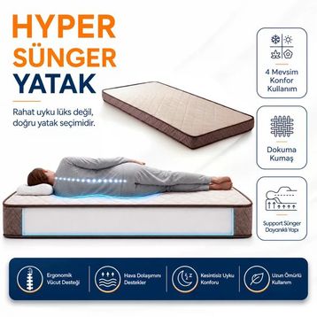 Homedius Hyper Sünger 90x190 cm Yatak