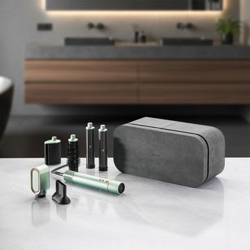 Homend 4606H Plus Hairmony Su Yeşili Bronz Saç Kurutma ve Şekillendirme Seti