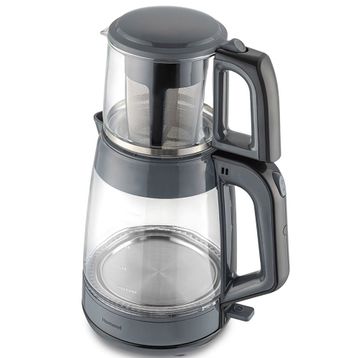 Homend Infinity 1764H Antrasit Siyah Cam Çay Makinesi