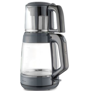 Homend Infinity 1764H Antrasit Siyah Cam Çay Makinesi