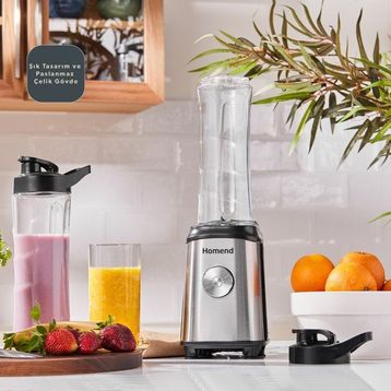 Homend Mixfresh 7010H İnox 350 watt Kişisel Smoothie Blender