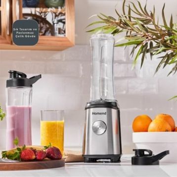 Homend Mixfresh 7010H İnox 350 watt Kişisel Smoothie Blender