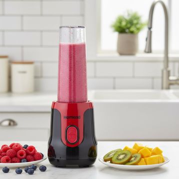 Homend Mixfresh Siyah Kırmızı 7026H Kişisel Smoothie Blender