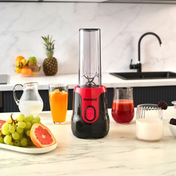 Homend Mixfresh Siyah Kırmızı 7026H Kişisel Smoothie Blender