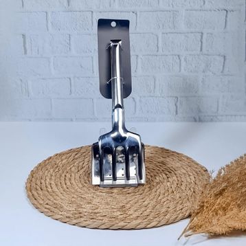 HomeTarz Süzgeçli Maşa Çelik Haşlama ve Kızartma Kevgiri