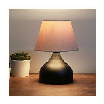 Homing AYD-3088 Krem Milano Metal Gövdeli Abajur