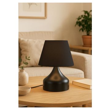 Homing Ayd-3125 Siyah Milano Metal Gövdeli Kumaş Abajur