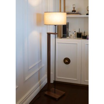 Homing Ayd-3131 Vizon Pi Ahşap Gövdeli Kumaş Başlıklı Lambader