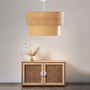 Homing AYD-3181 Exclusive Rattan Örme Tasarım Sarkıt Avize