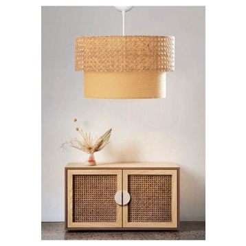 Homing AYD-3181 Exclusive Rattan Örme Tasarım Sarkıt Avize