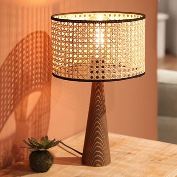 Homing Lucca Hazeran Rattan Abajur