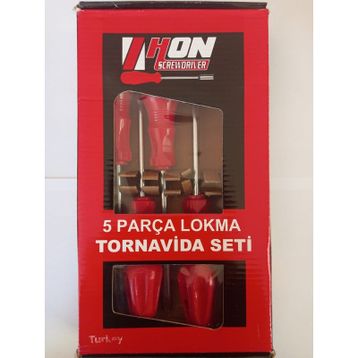 Hon 5'li Lokma Tornavida Seti