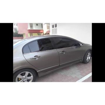 Honda Civic 2002-2006 4 Parça Krom Cam Çıtası